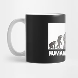 Human Evolution Modern with Smartphone Mug